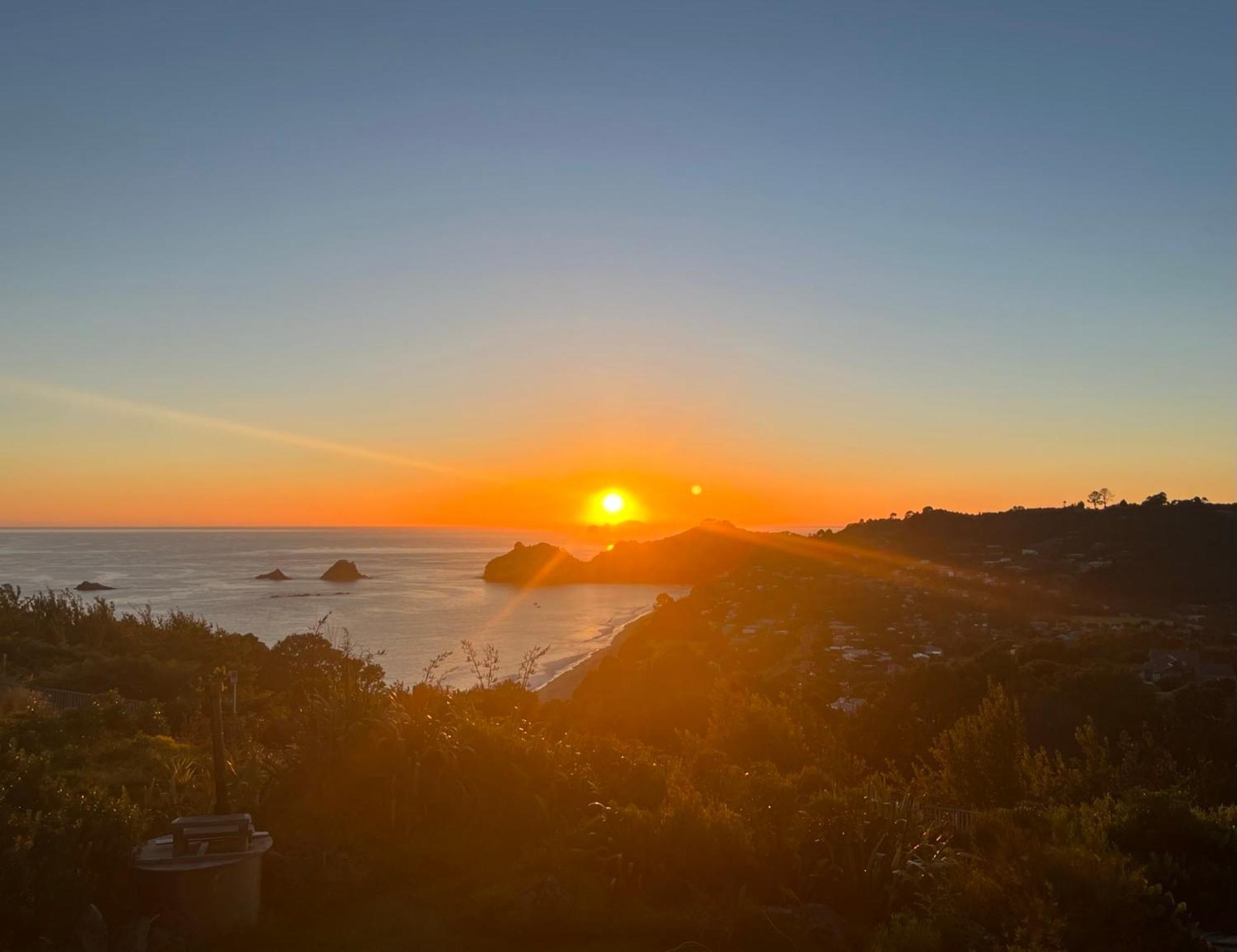 Ferienwohnung Cathedral Cove And Sunrise Hahei Exterior foto